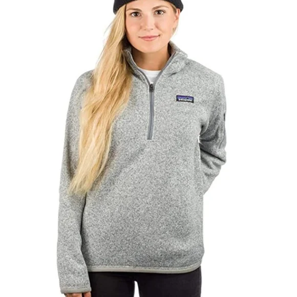 Patagonia Better Sweater 1/4 Zip - Women's in Birch White - Picture 1 of 5